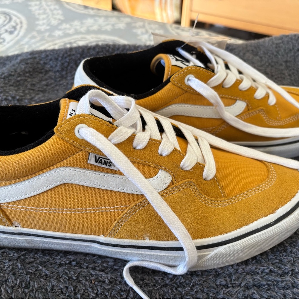 Vans Rowan Old Skool Sneakers  - Golden Glow with White Details - Size 11 - Picture 3 of 7